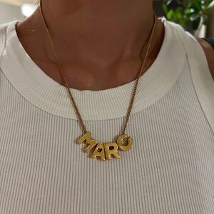 MARC BY MARC JACOBS / GOLD PLATED NECKLACE